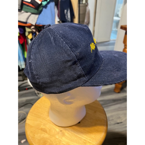 Unisex Unbranded Hat Adjustable Blue Mt McKinley Corduroy SnapBack Hat - Picture 4 of 5